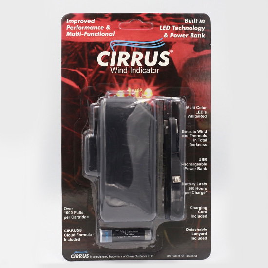 Cirrus Wind Indicator for Hunting in Package